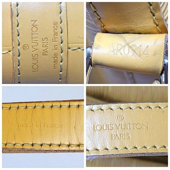 Auth Louis Vuitton Noe Yellow Epi Leather Bucket - Picture 11 of 11